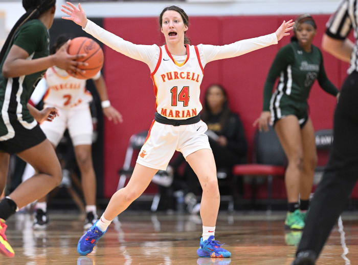 Purcell Marian vs Laurel girls basketball Jeff Harwelll47